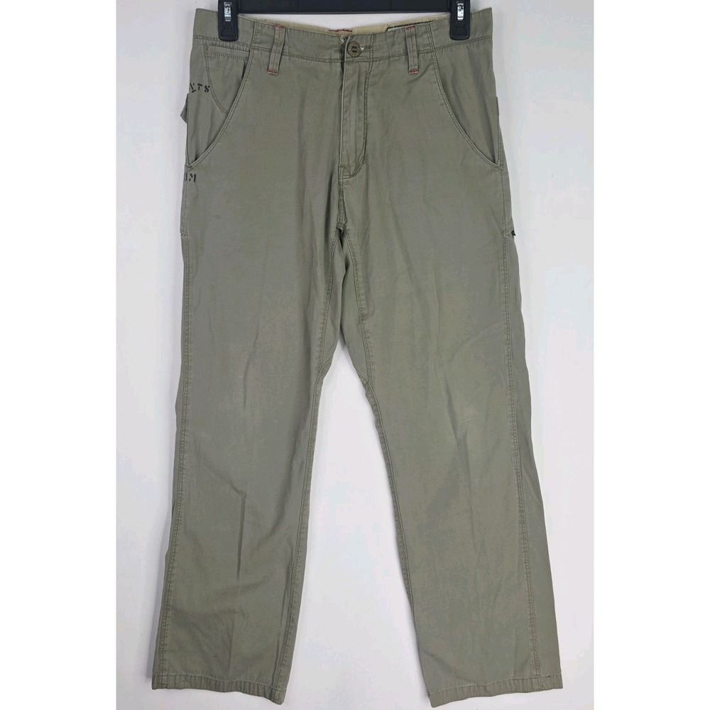 Volcomstone Scout Pants Men's 32X30 Beige Volcom Stone Boardwear Cotton Read